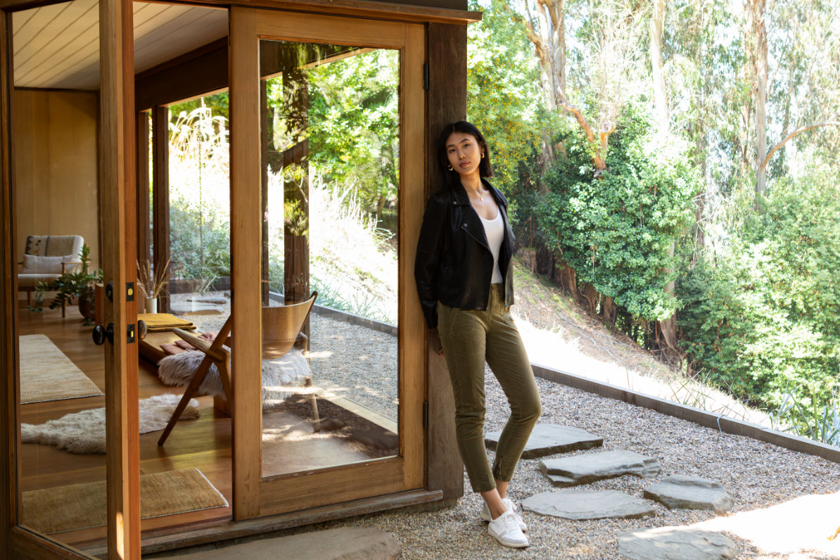 Thalia Baby Corduroy Zipper Hem Pant