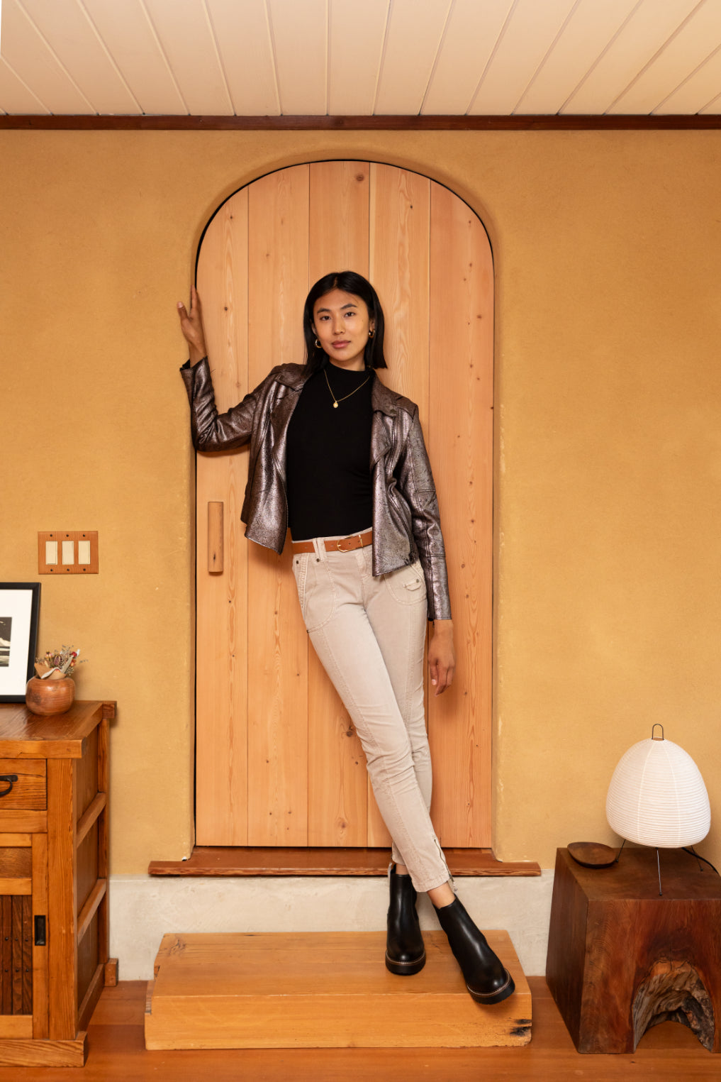 Thalia Baby Corduroy Zipper Hem Pant