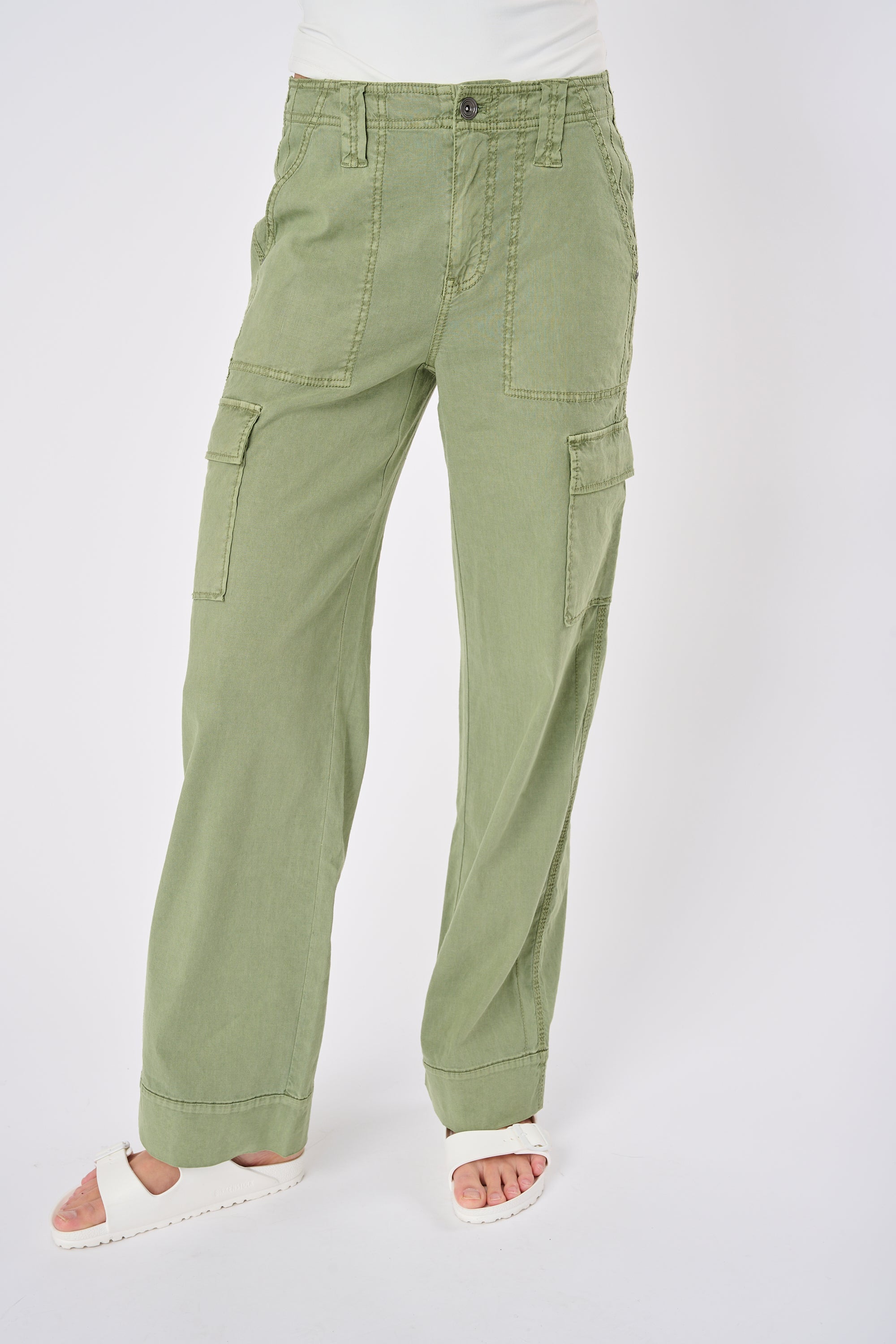 Ally Linen Cargo Pant