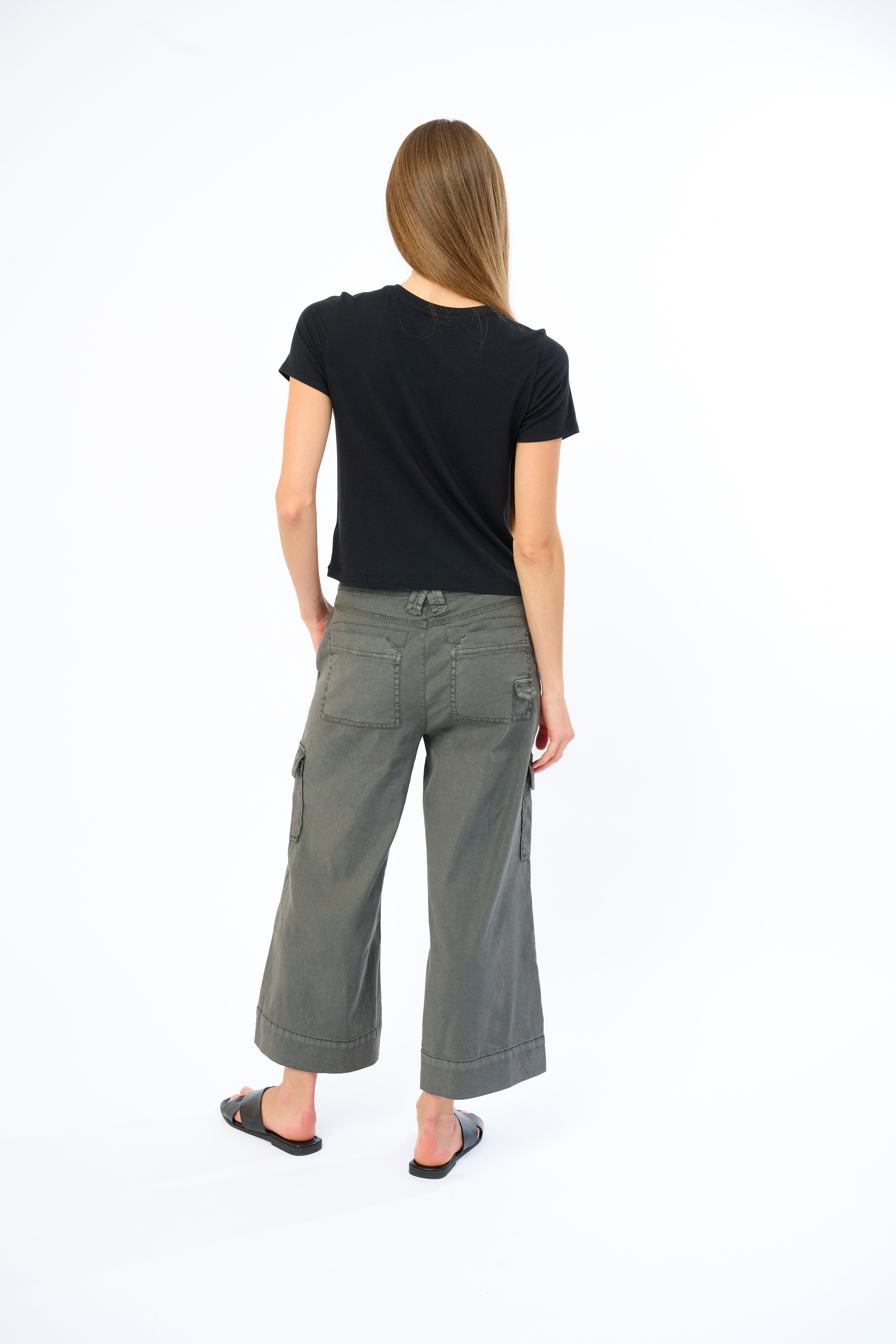 Galla Stretch Linen Pant