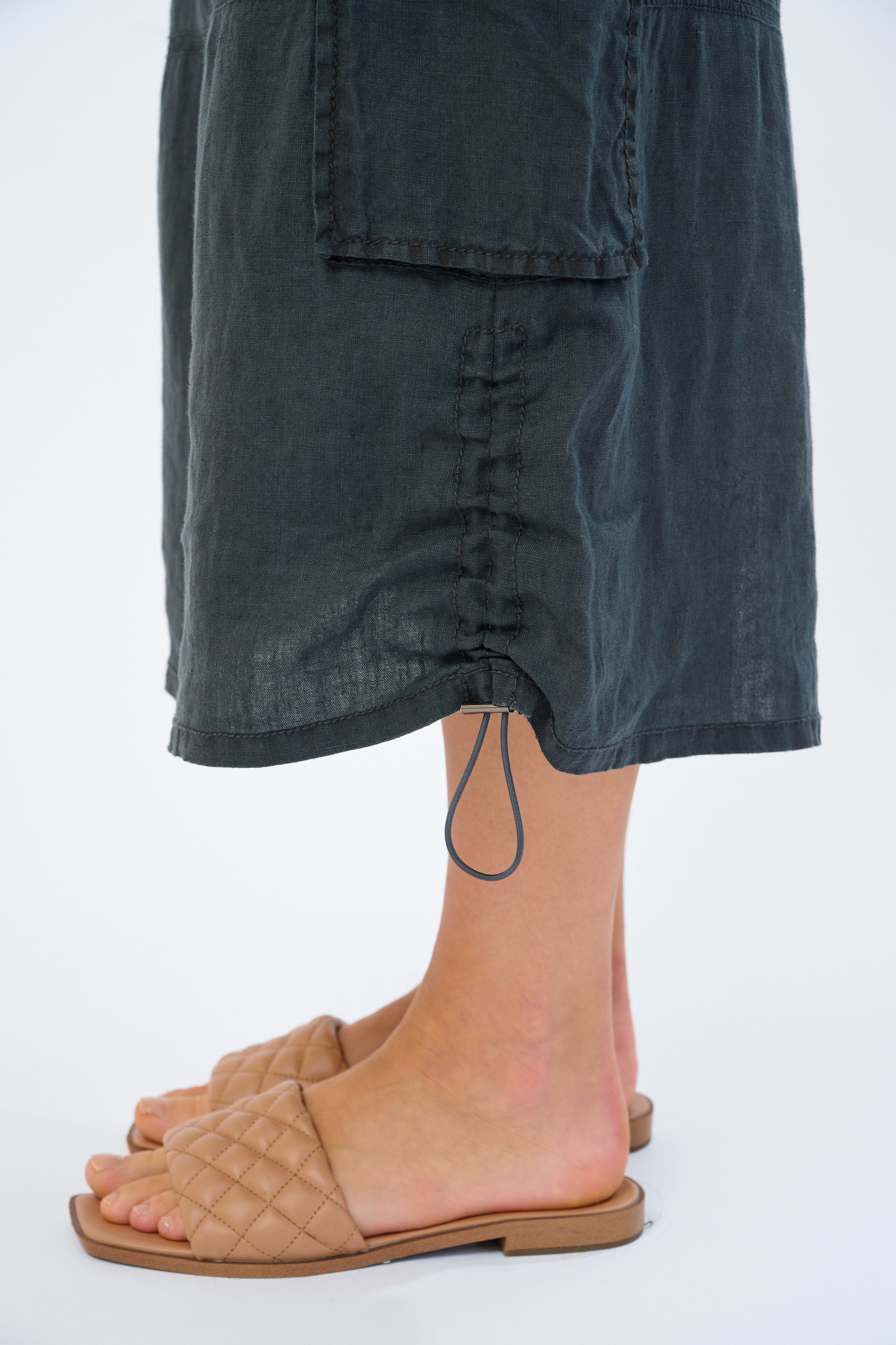 Lilo Midi Linen Skirt