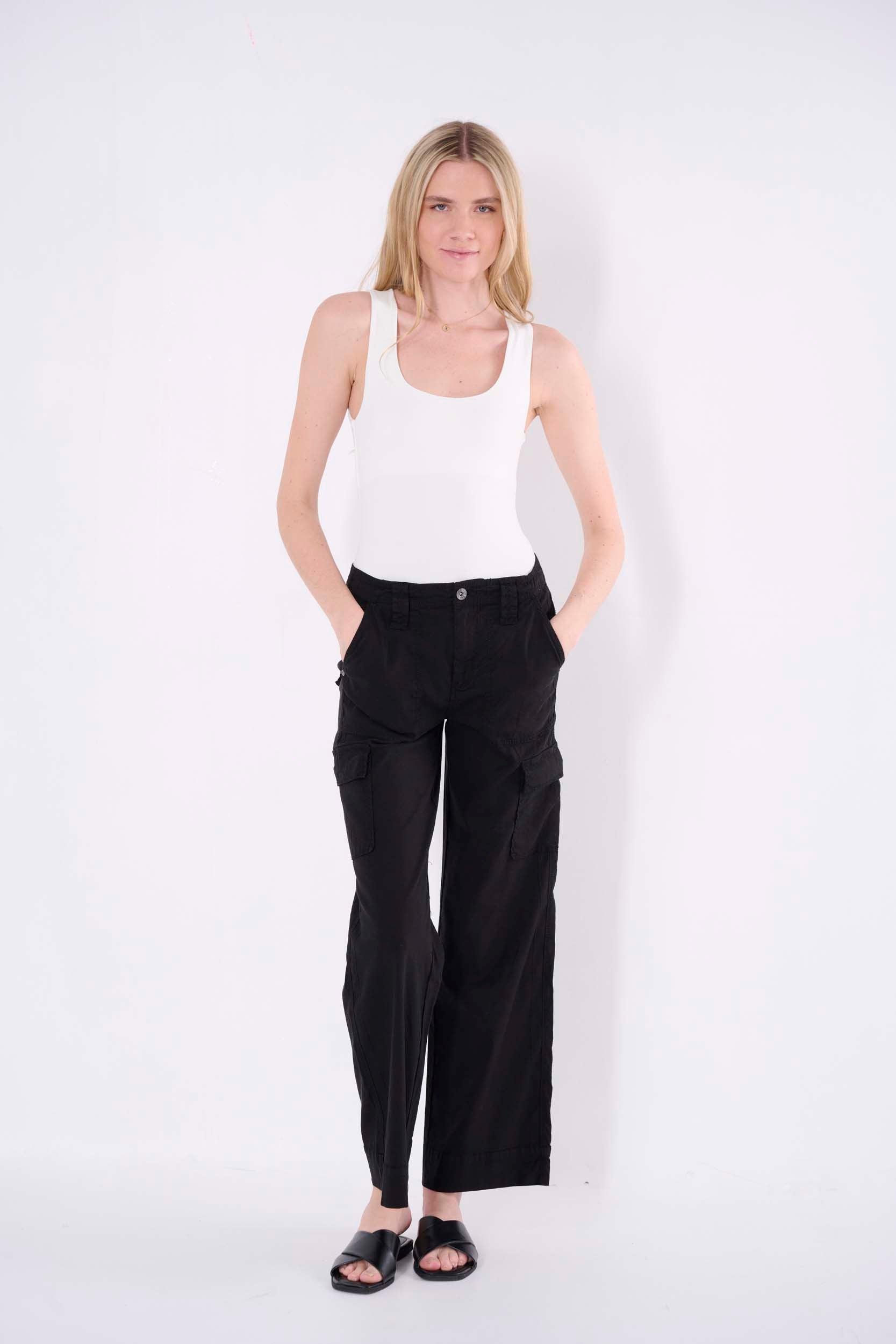 linen cargo pant womens