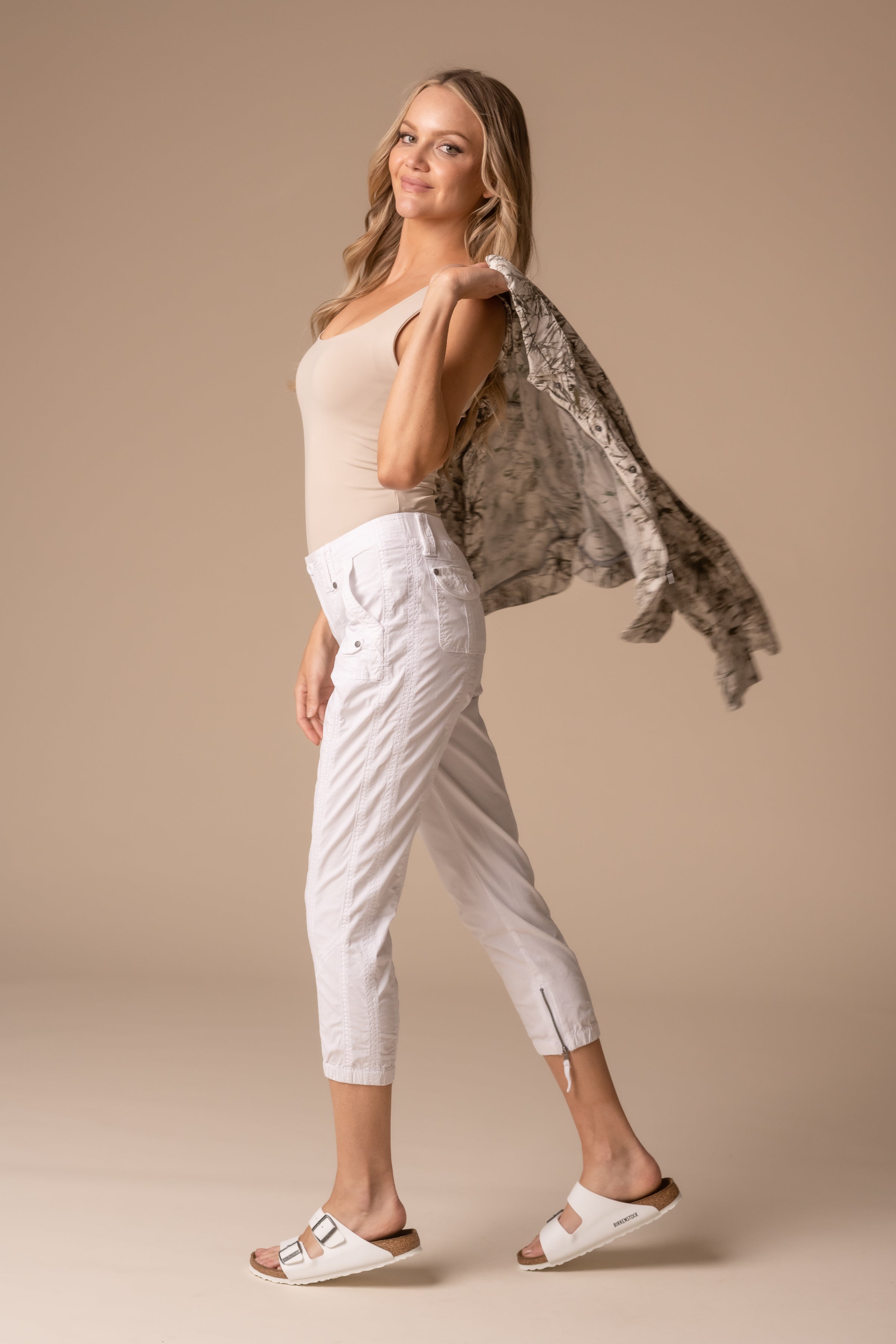 Solid Stretch Poplin Pant
