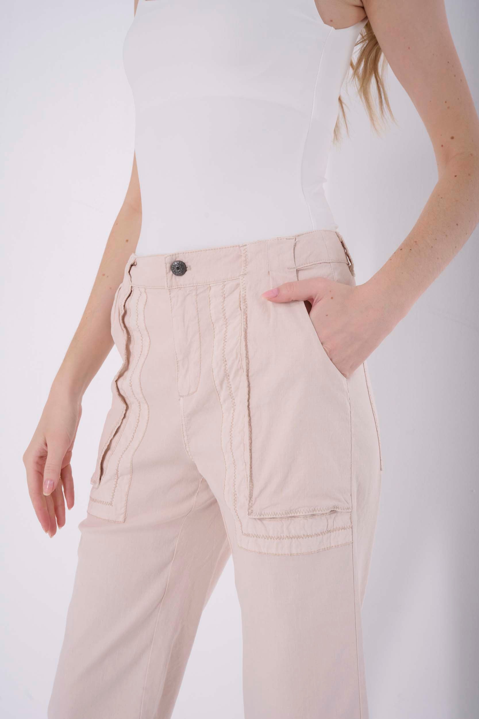 Solid Crop Wide Pant