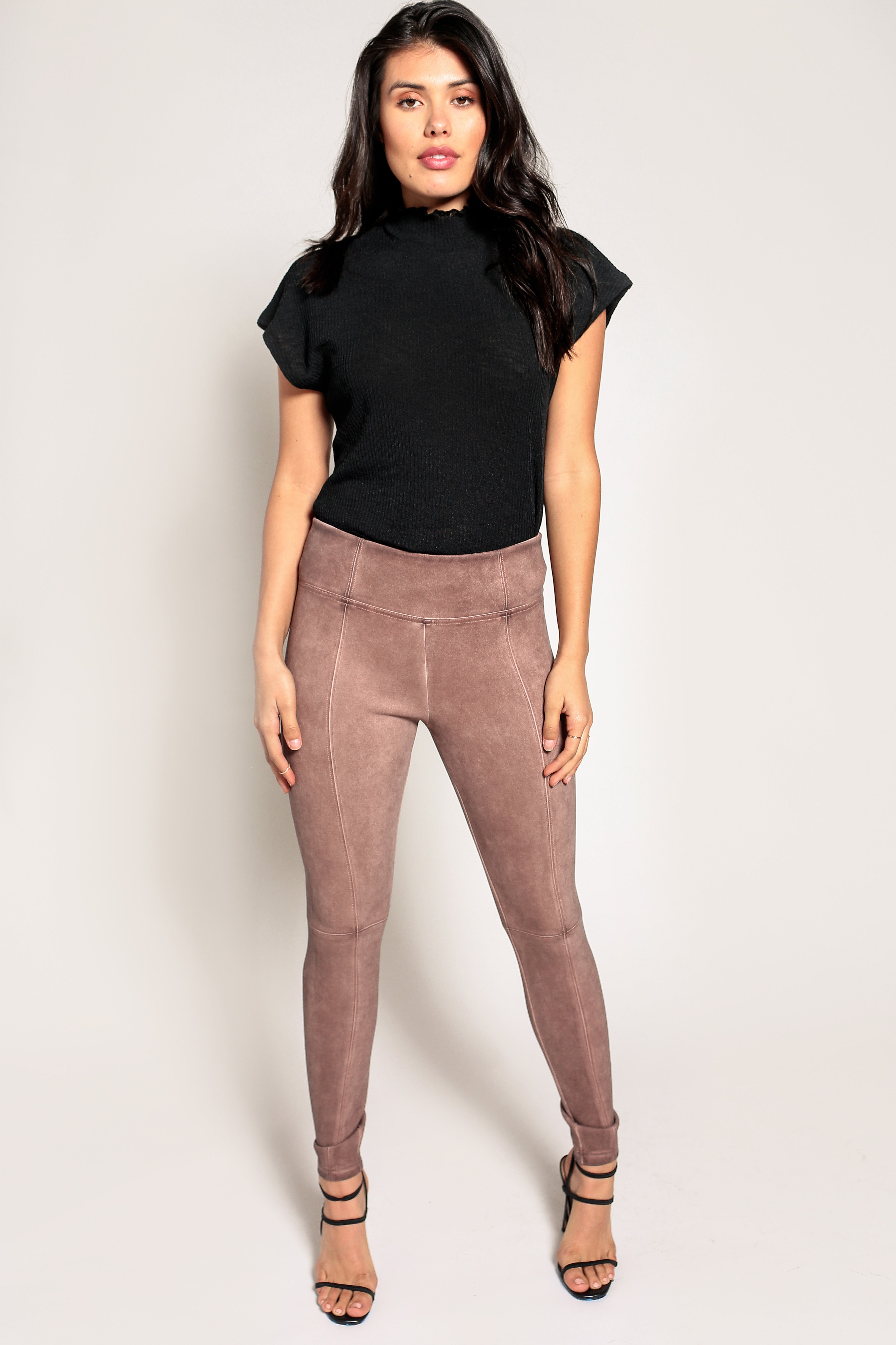 Amelia Scuba Suede Legging - Marrakech Clothing