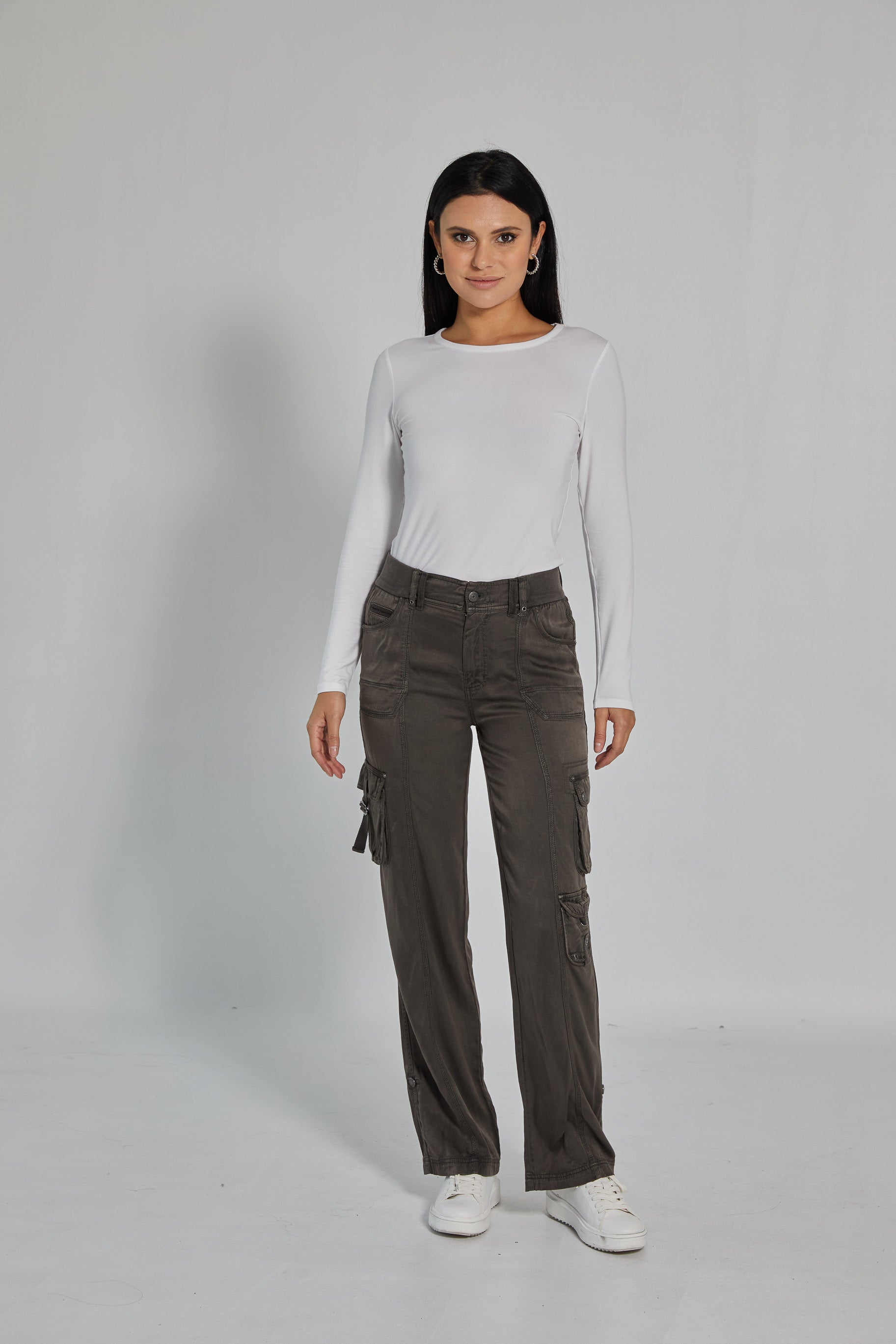 Cupro Pant Cargos Women