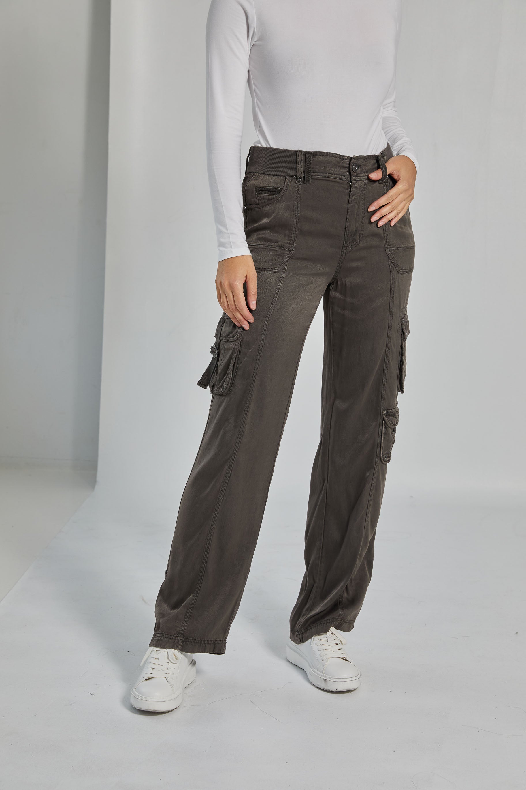 Cupro Pant Cargos Women