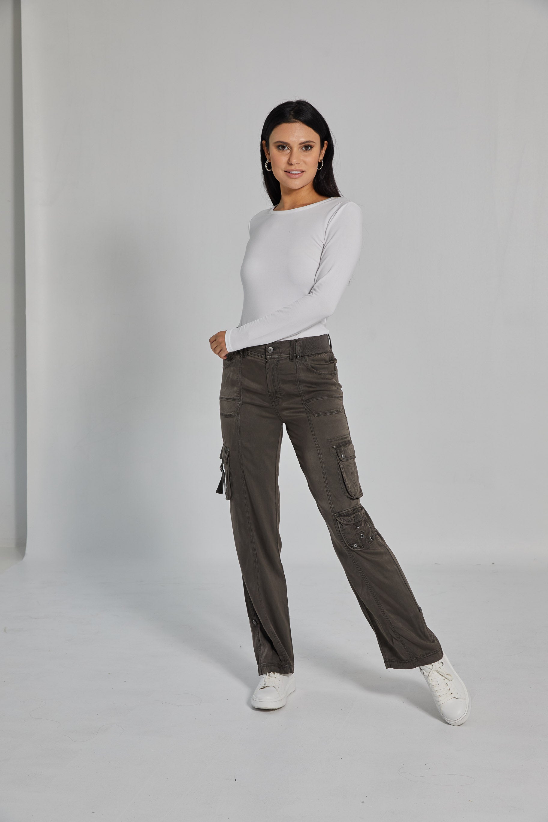 Cupro Pant Cargos Women