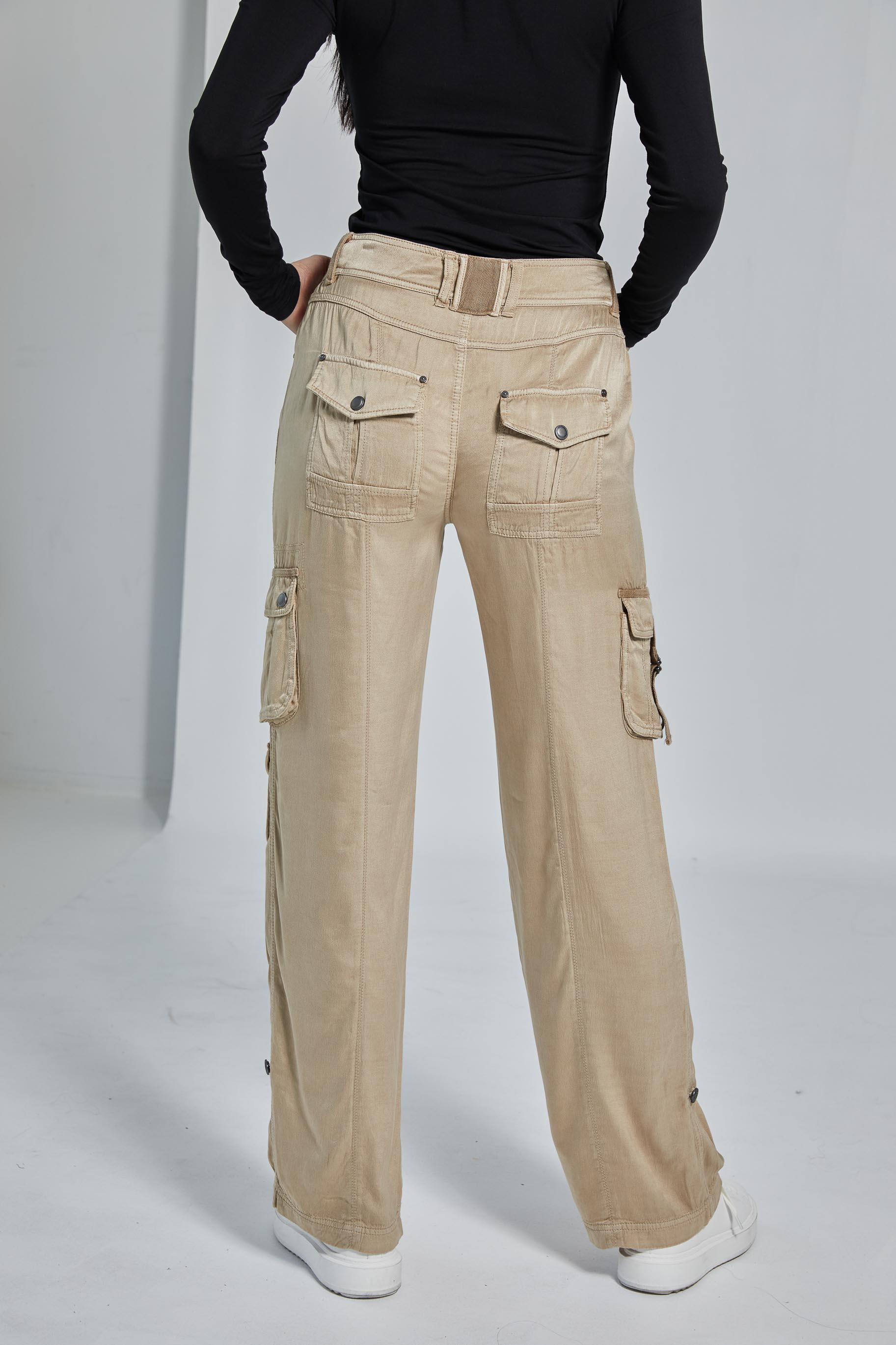 Cupro Pant Cargos Women