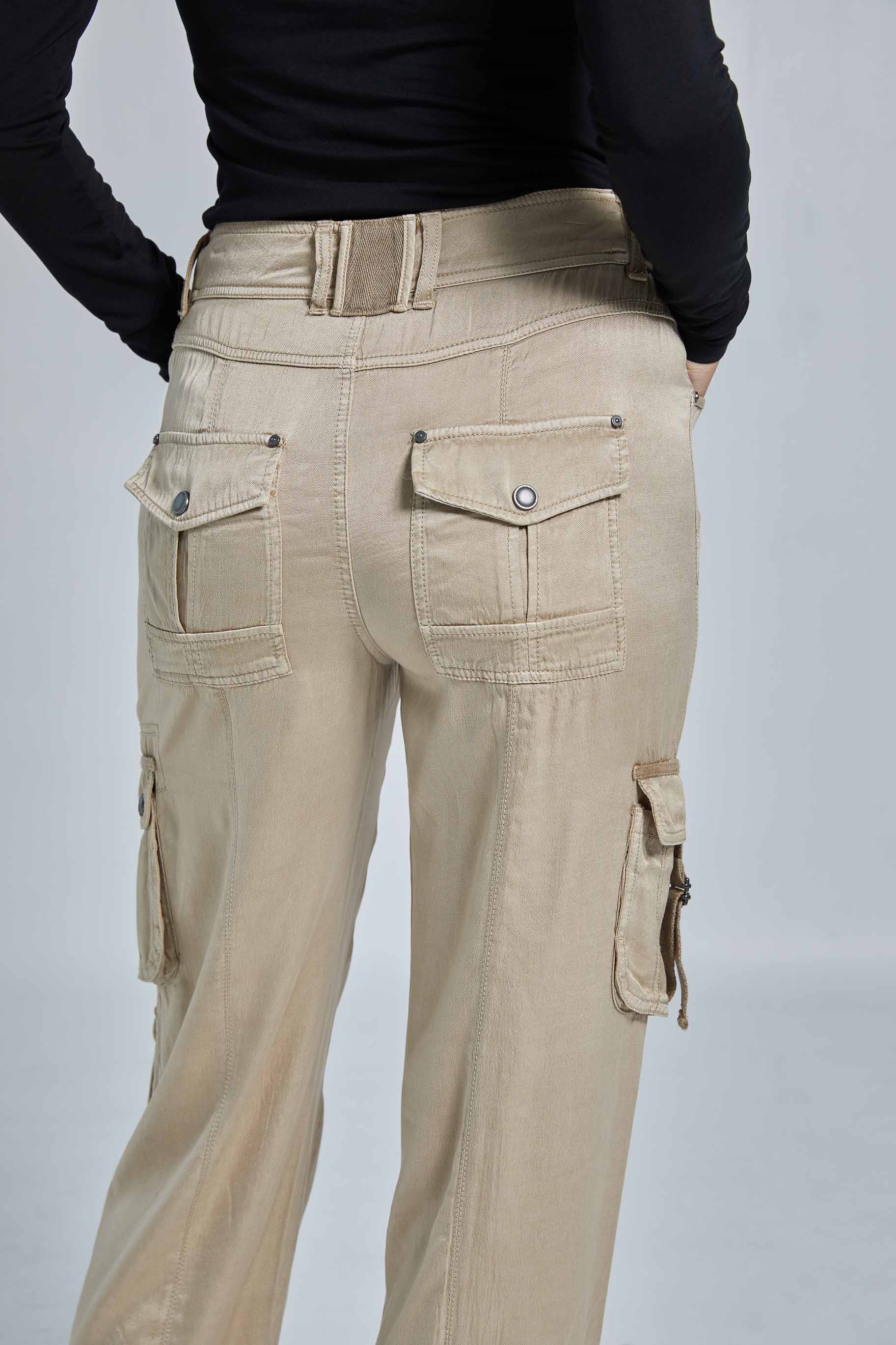 Cupro Pant Cargos Women