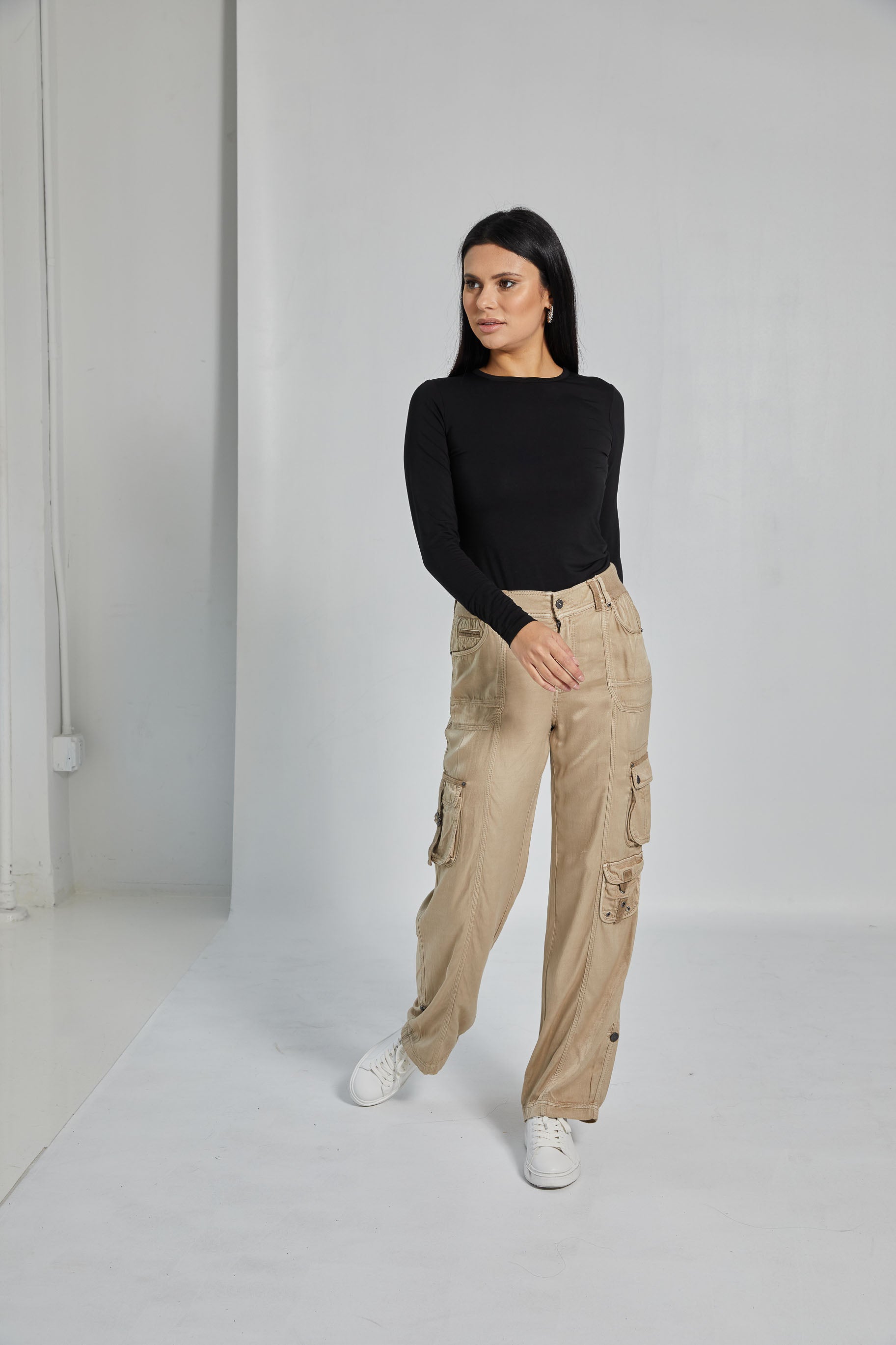 Cupro Pant Cargos Women