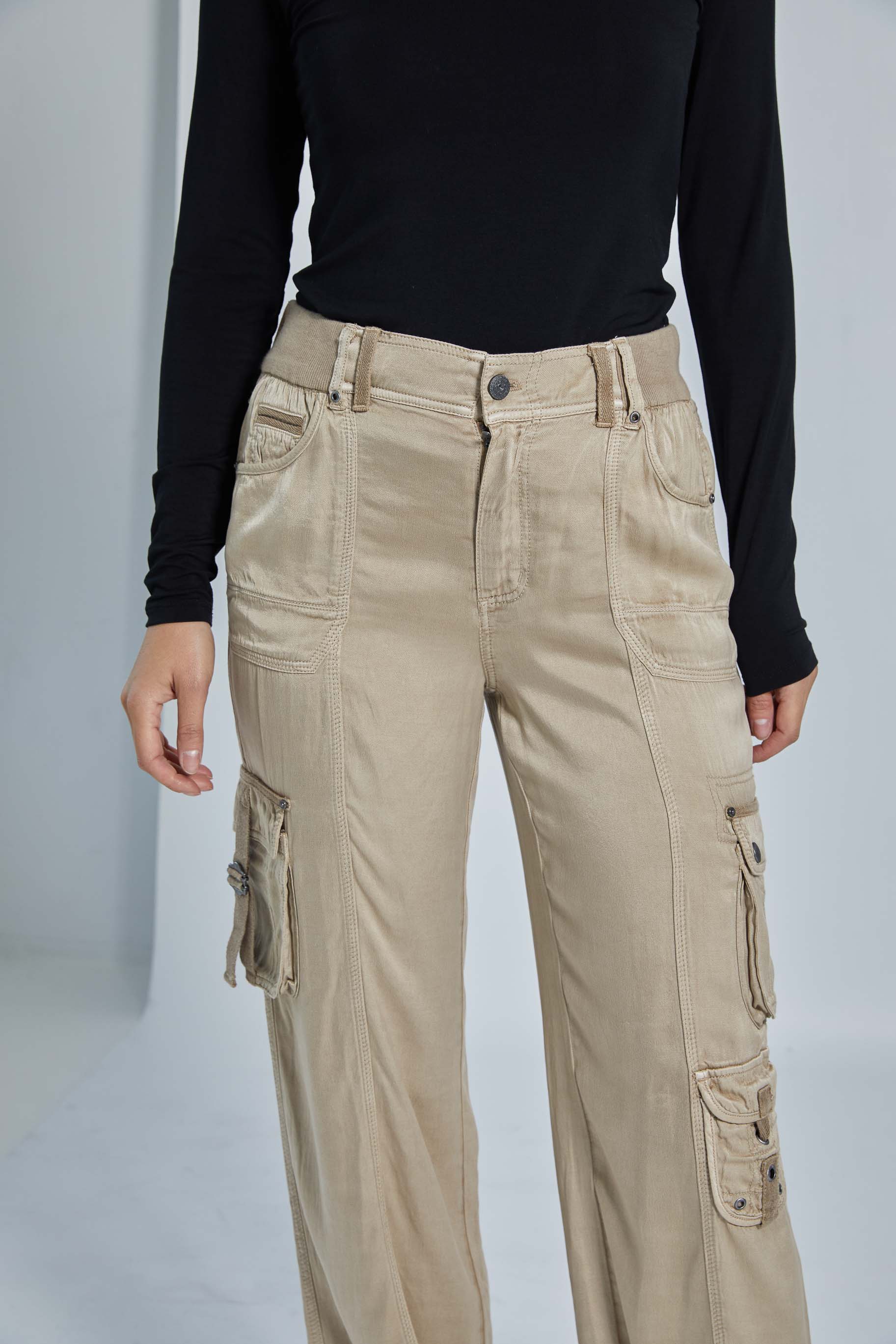 Cupro Pant Cargos Women