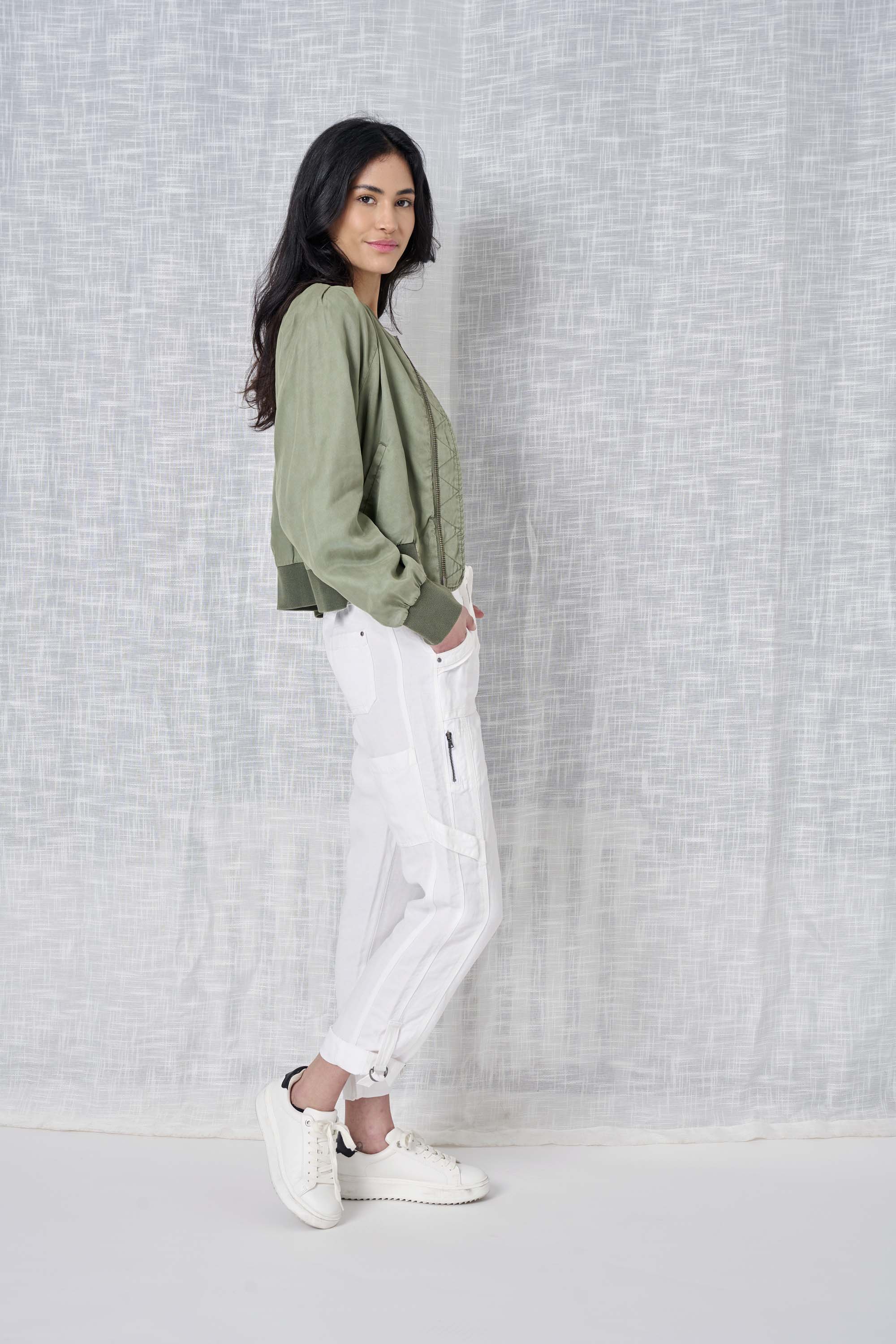  Solid Linen Pant