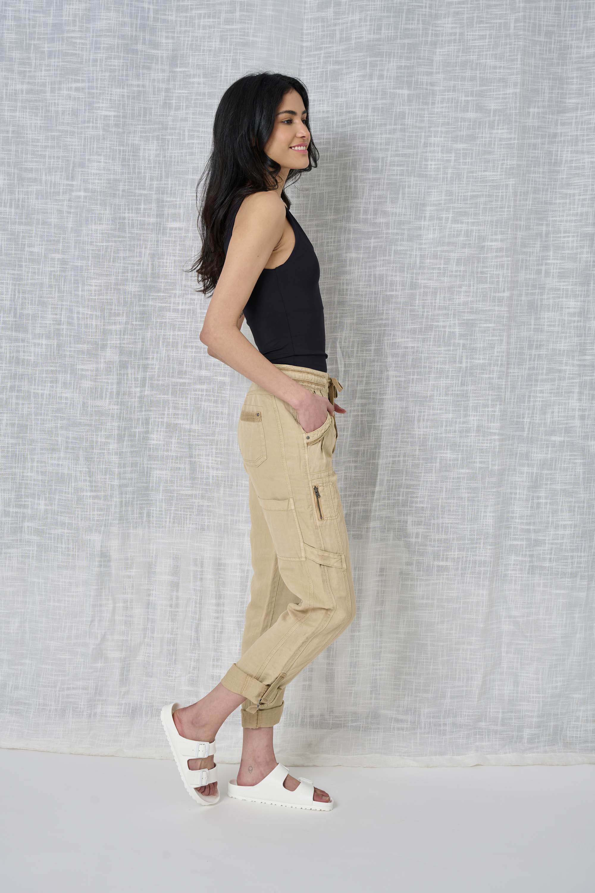 Solid Linen Pant