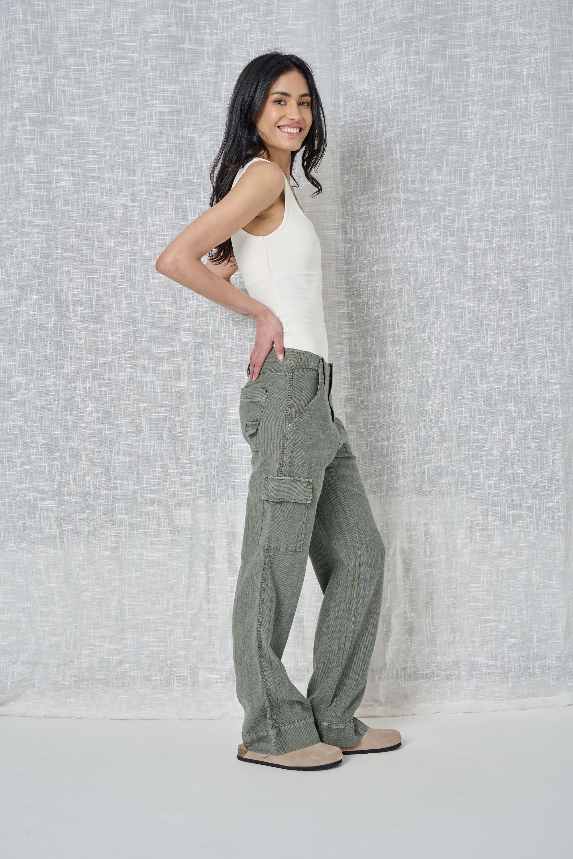 Stripe Linen Pant