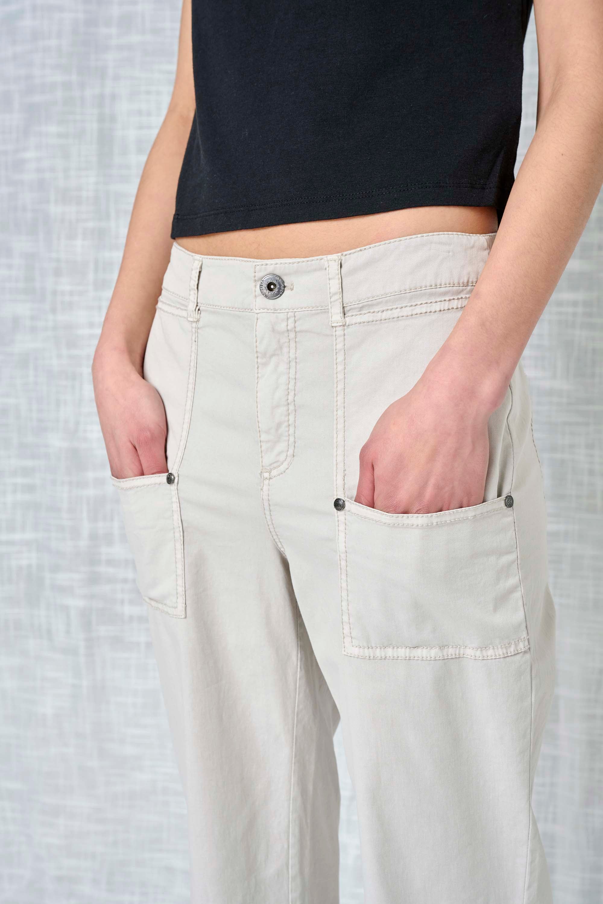 solid twill pant women