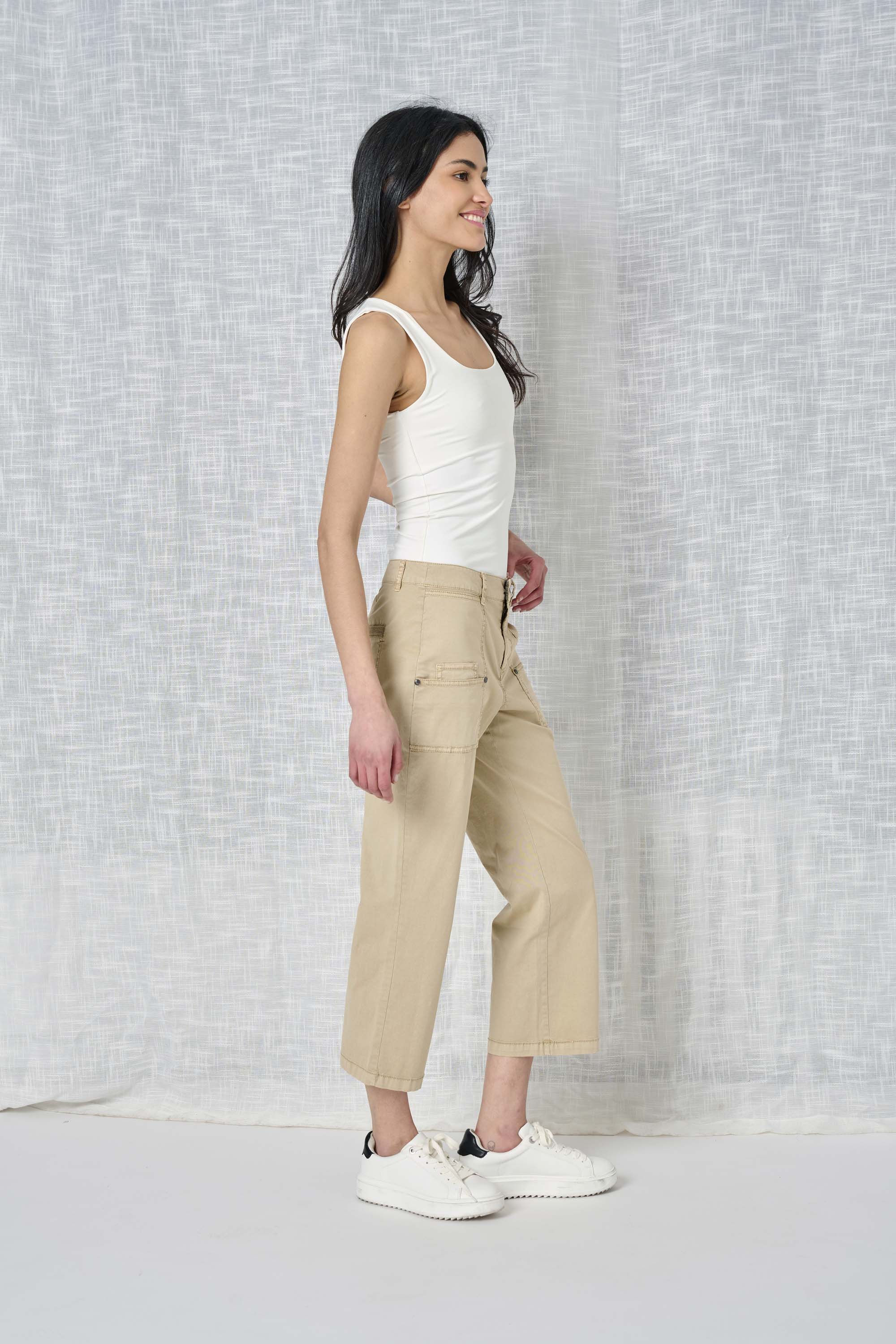 solid twill pant women