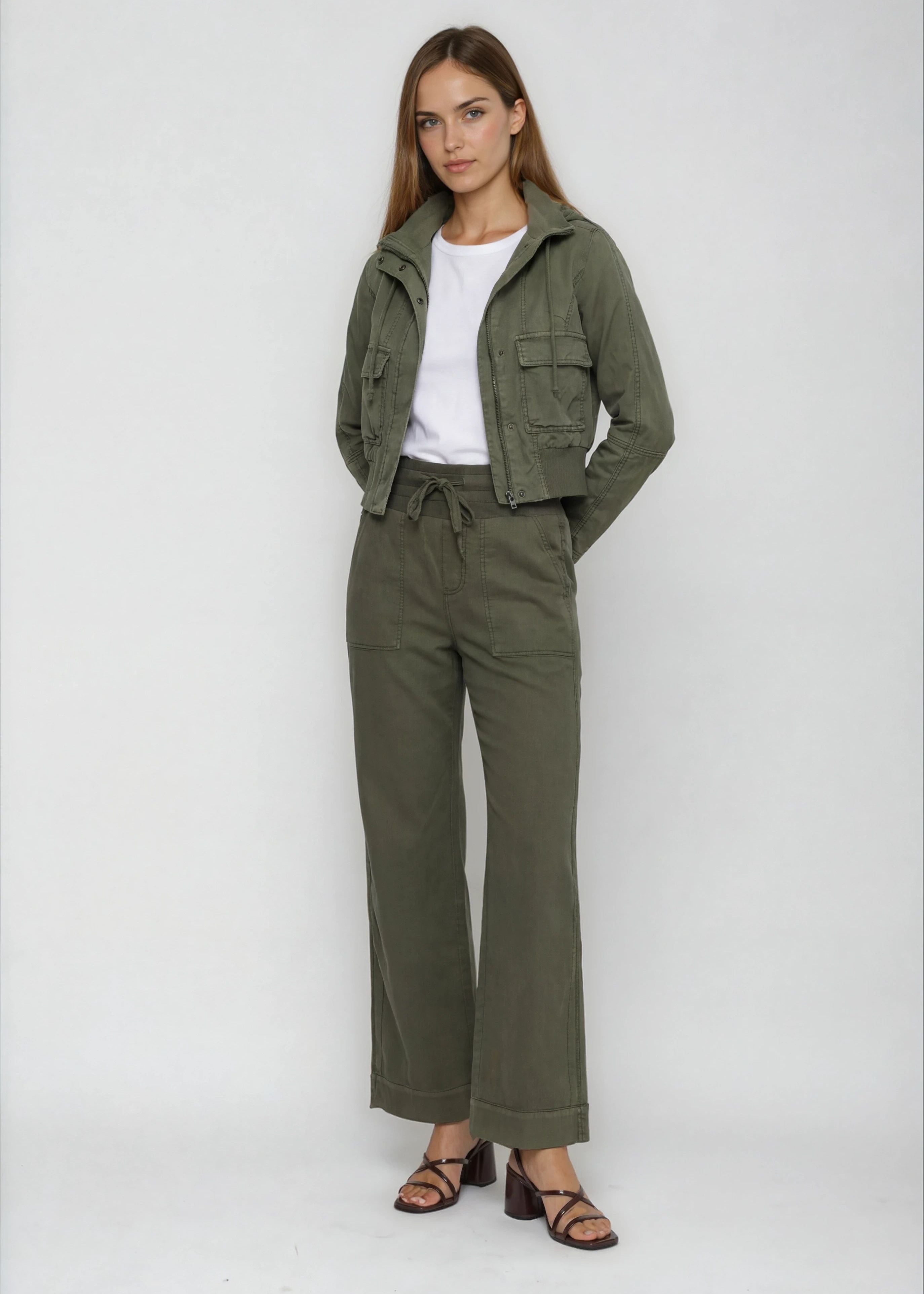 Allen Stretch Linen Wide-Leg Pant | Marrakech Clothing