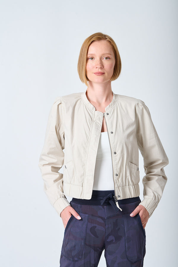 Linden Solid Poplin Jacket