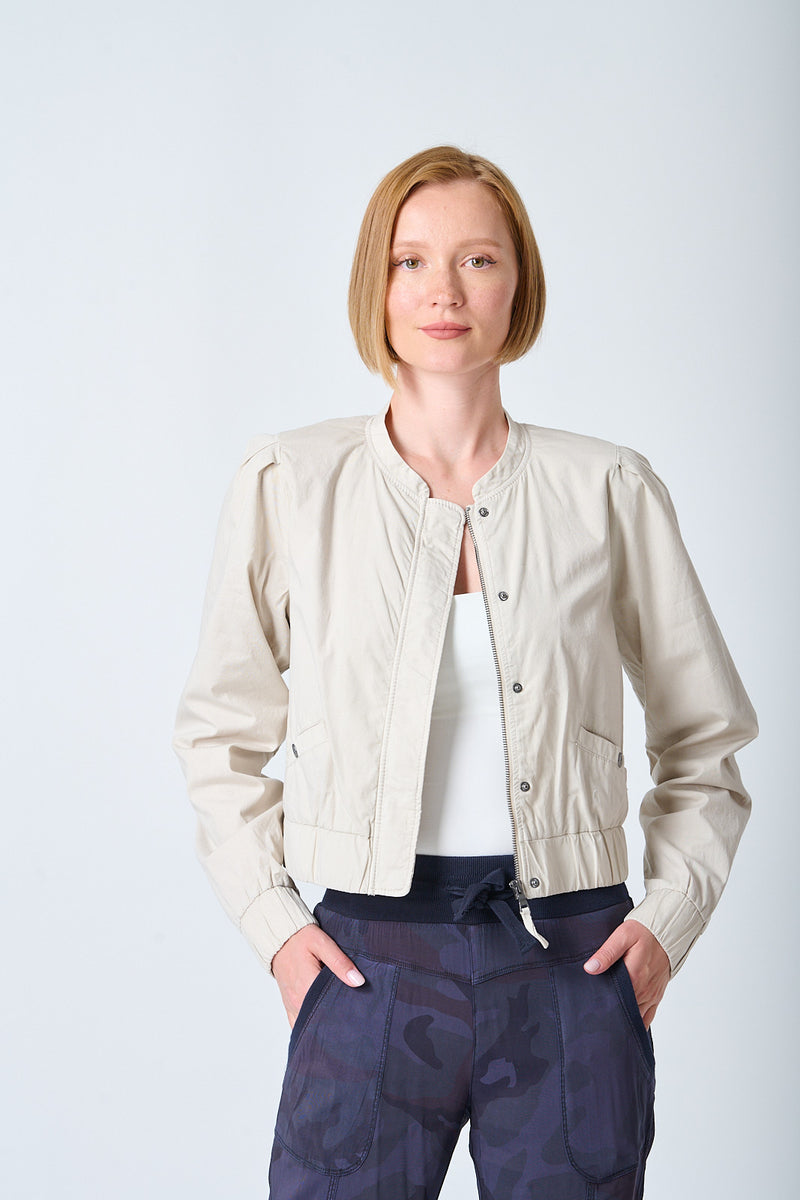 Linden Solid Poplin Jacket