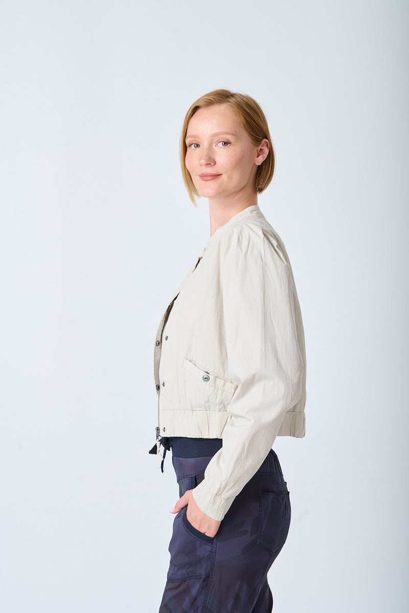 Linden Solid Poplin Jacket