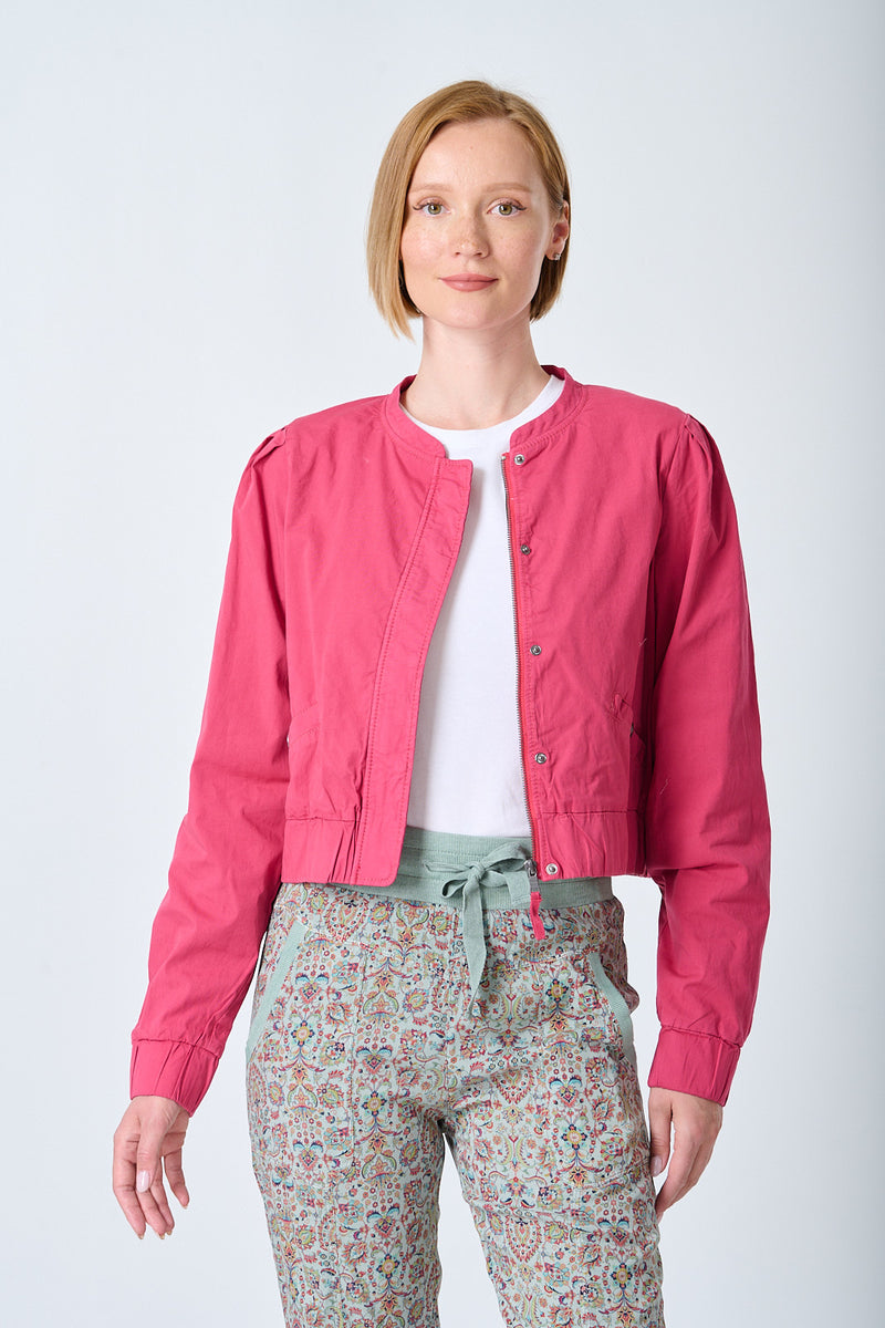 Linden Solid Poplin Jacket