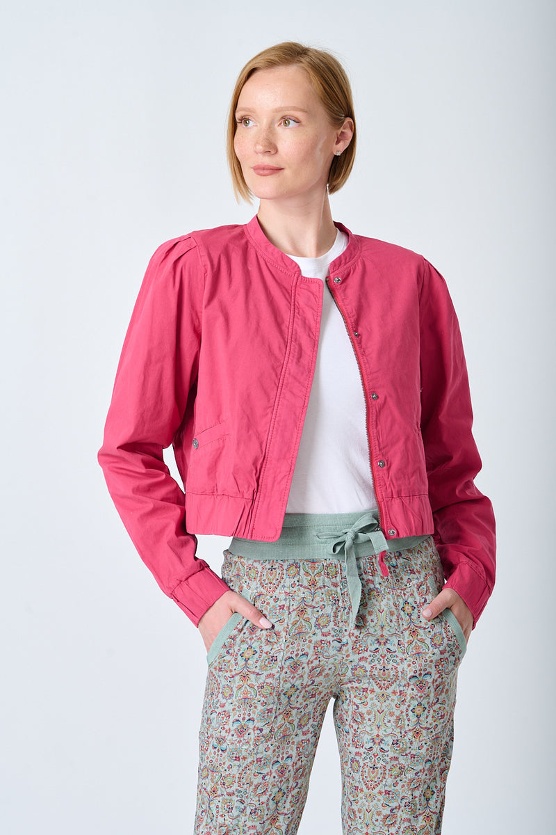 Linden Solid Poplin Jacket