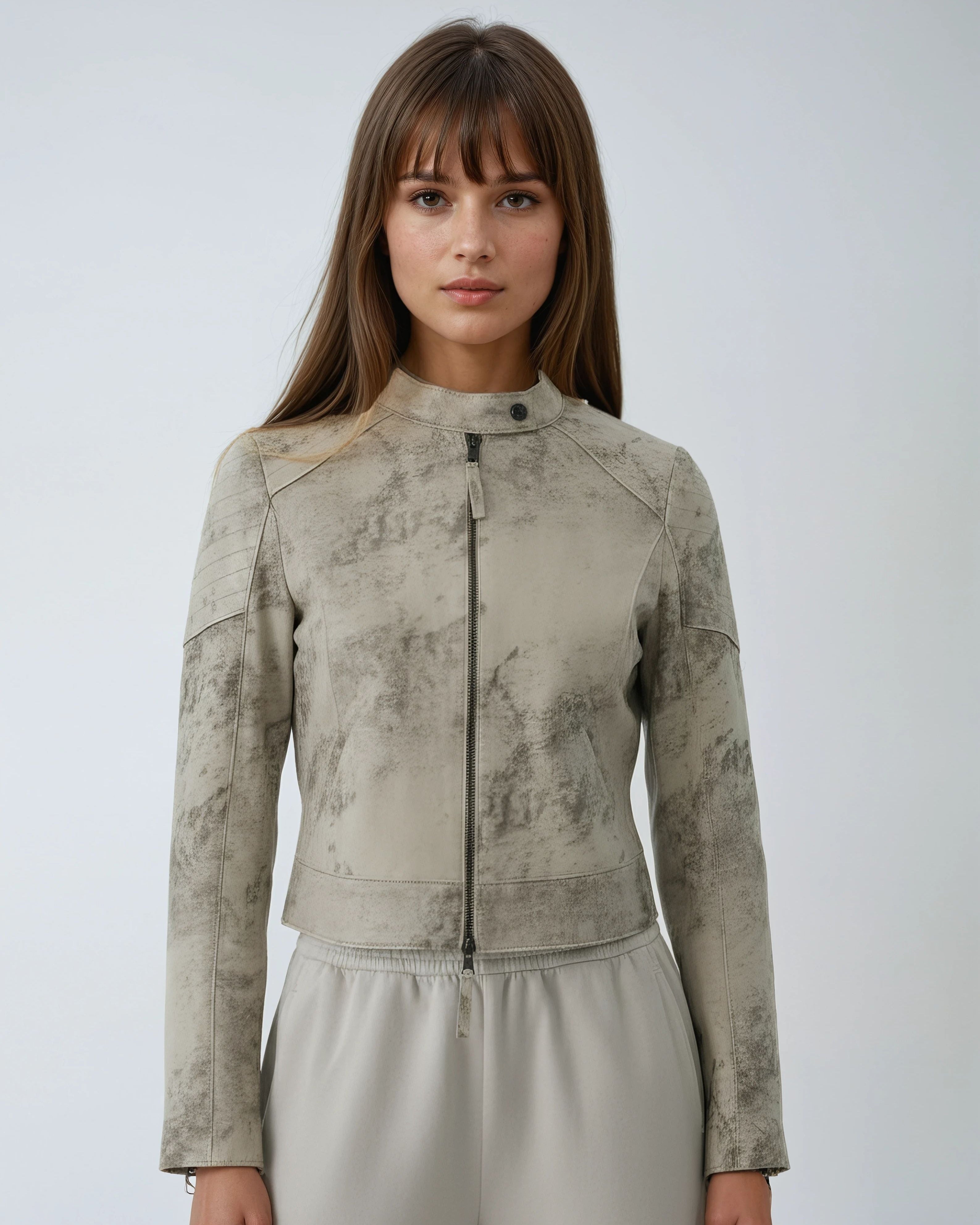 Bowery Distressed Suede Moto Jacket | Marrakech Clothing