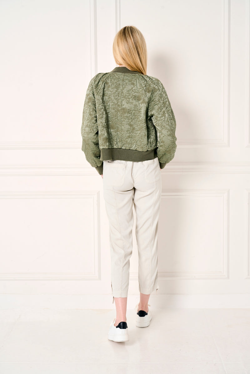 Lotus Twill Bomber Jacket