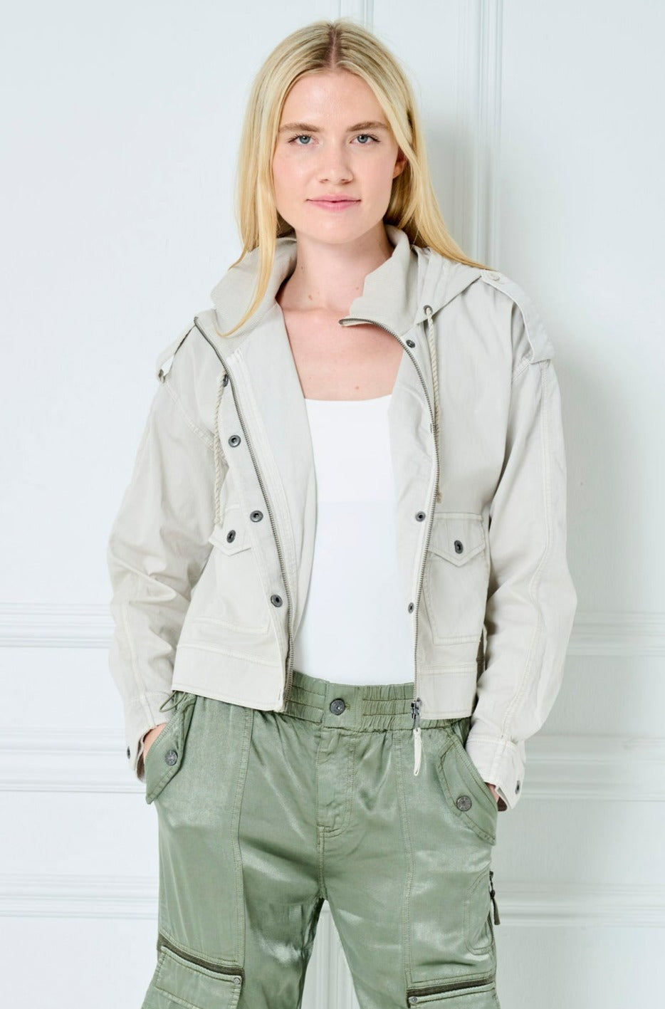 Delia Stretch Twill Jacket