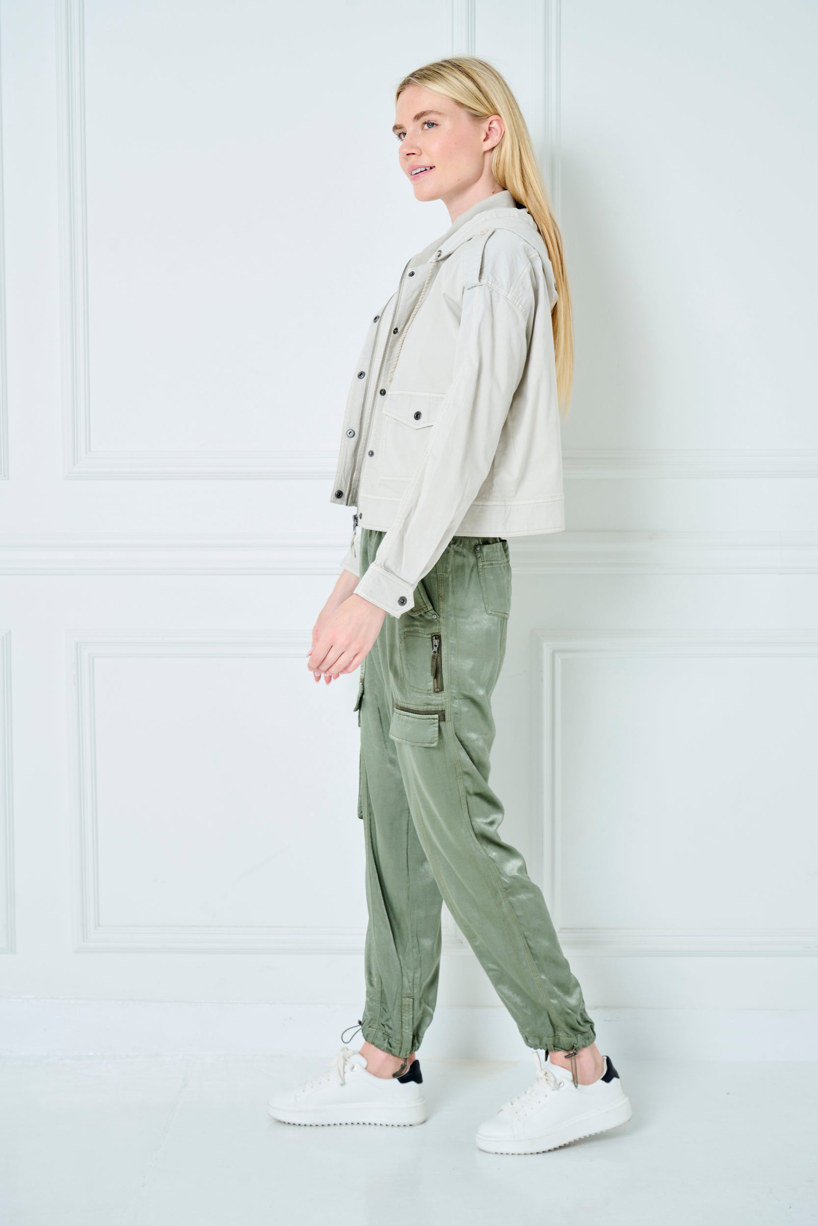 Delia Stretch Twill Jacket