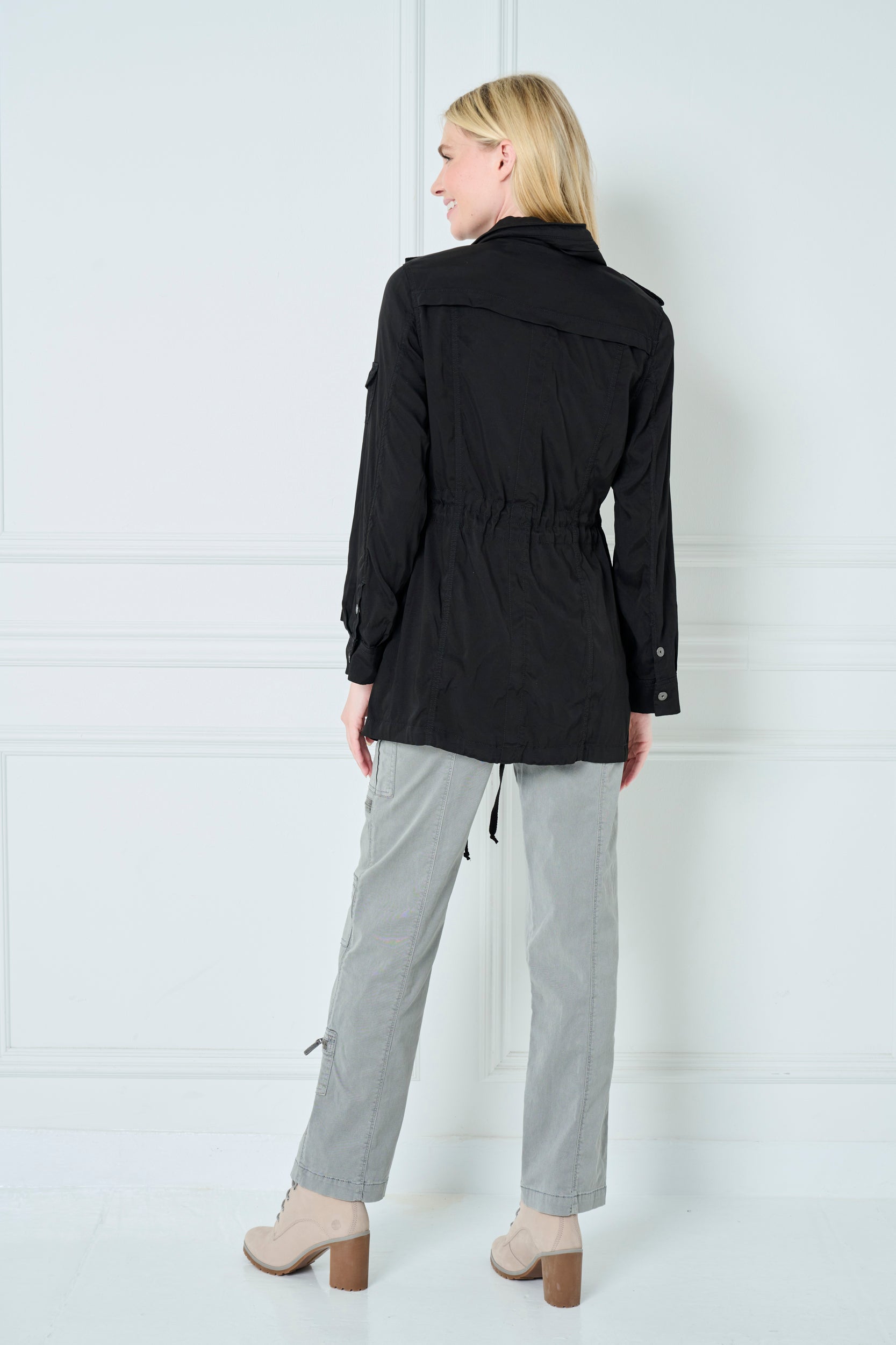 Sabri Stretch Cupro Jacket