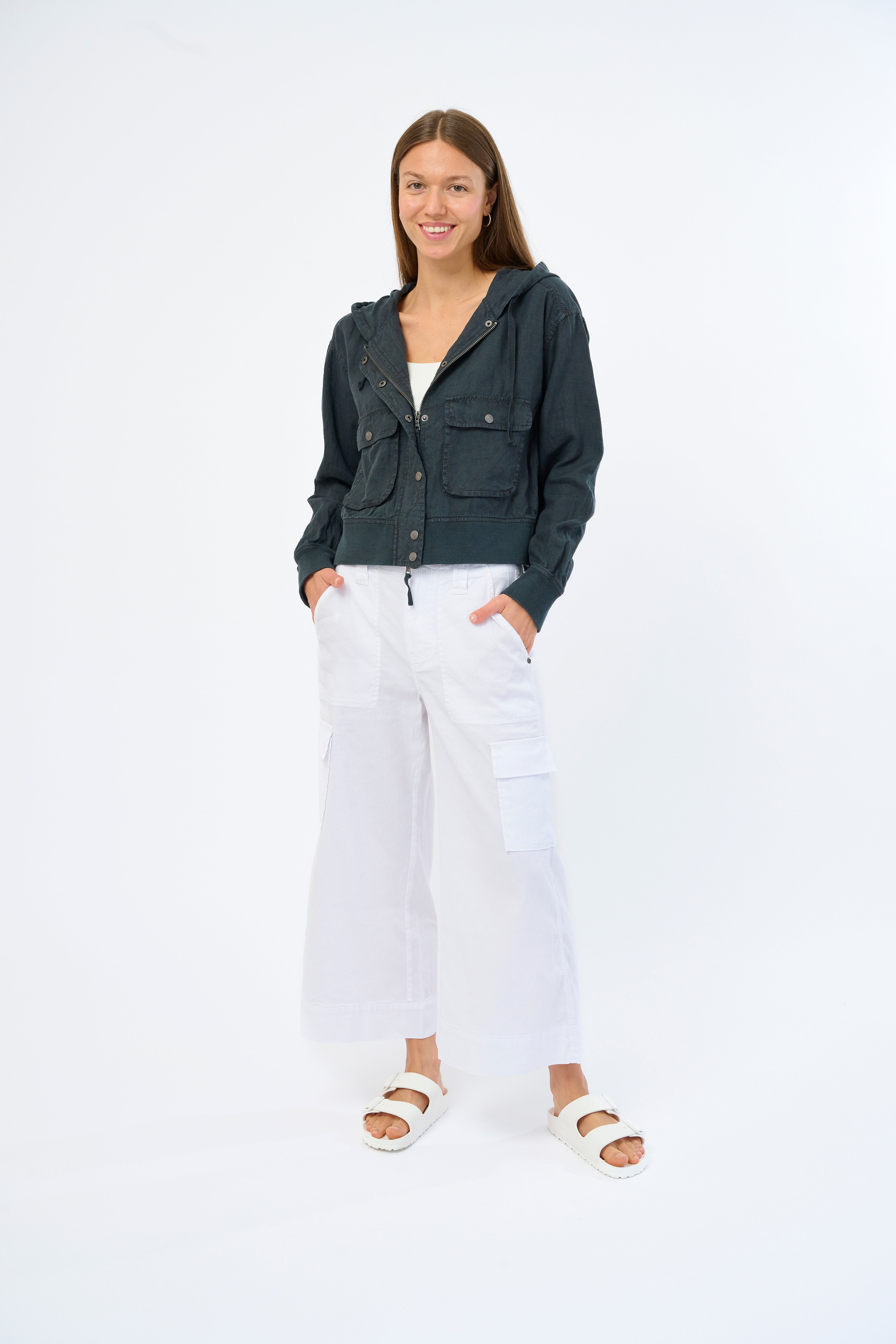 Galla Stretch Linen Pant