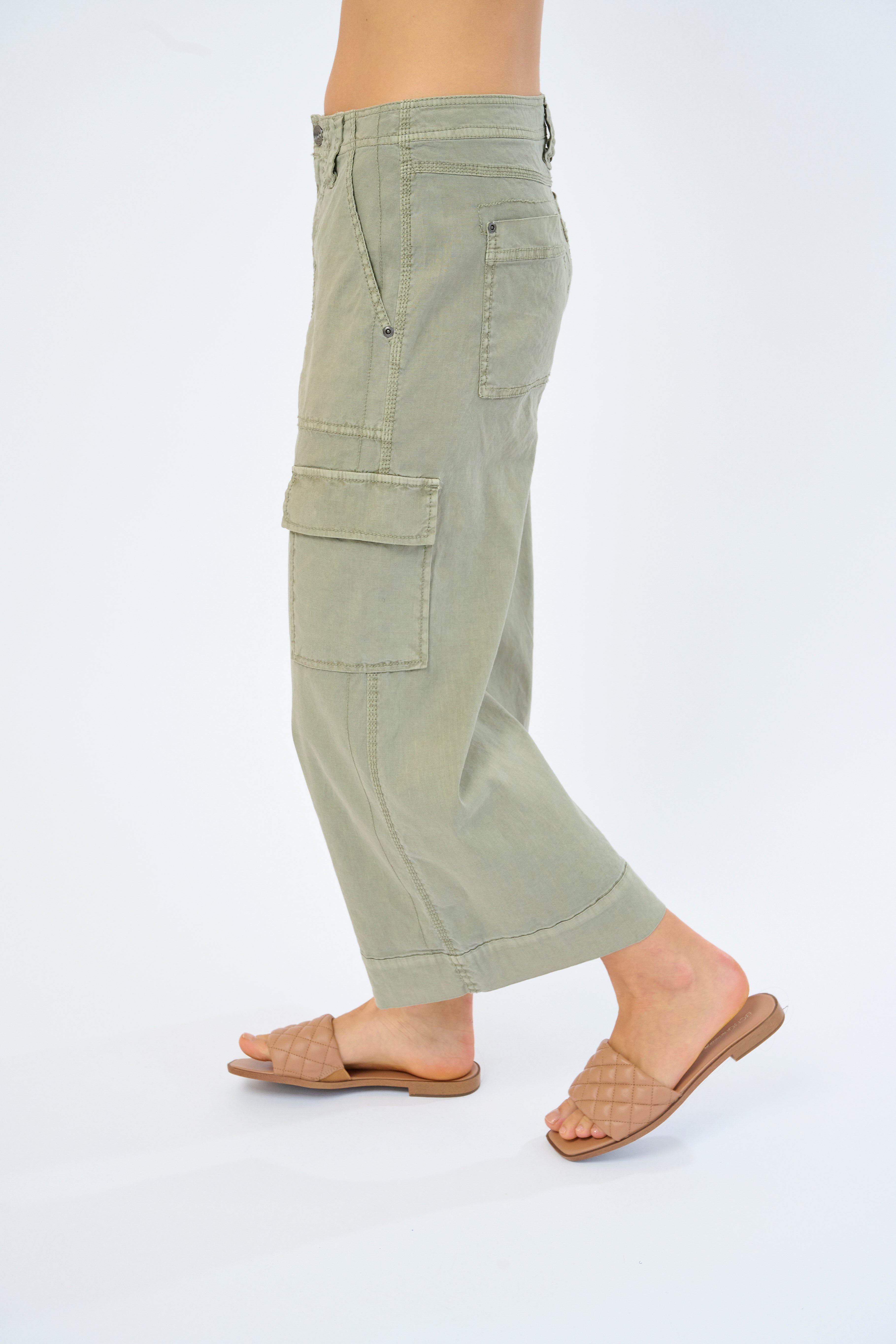 Galla Stretch Linen Pant