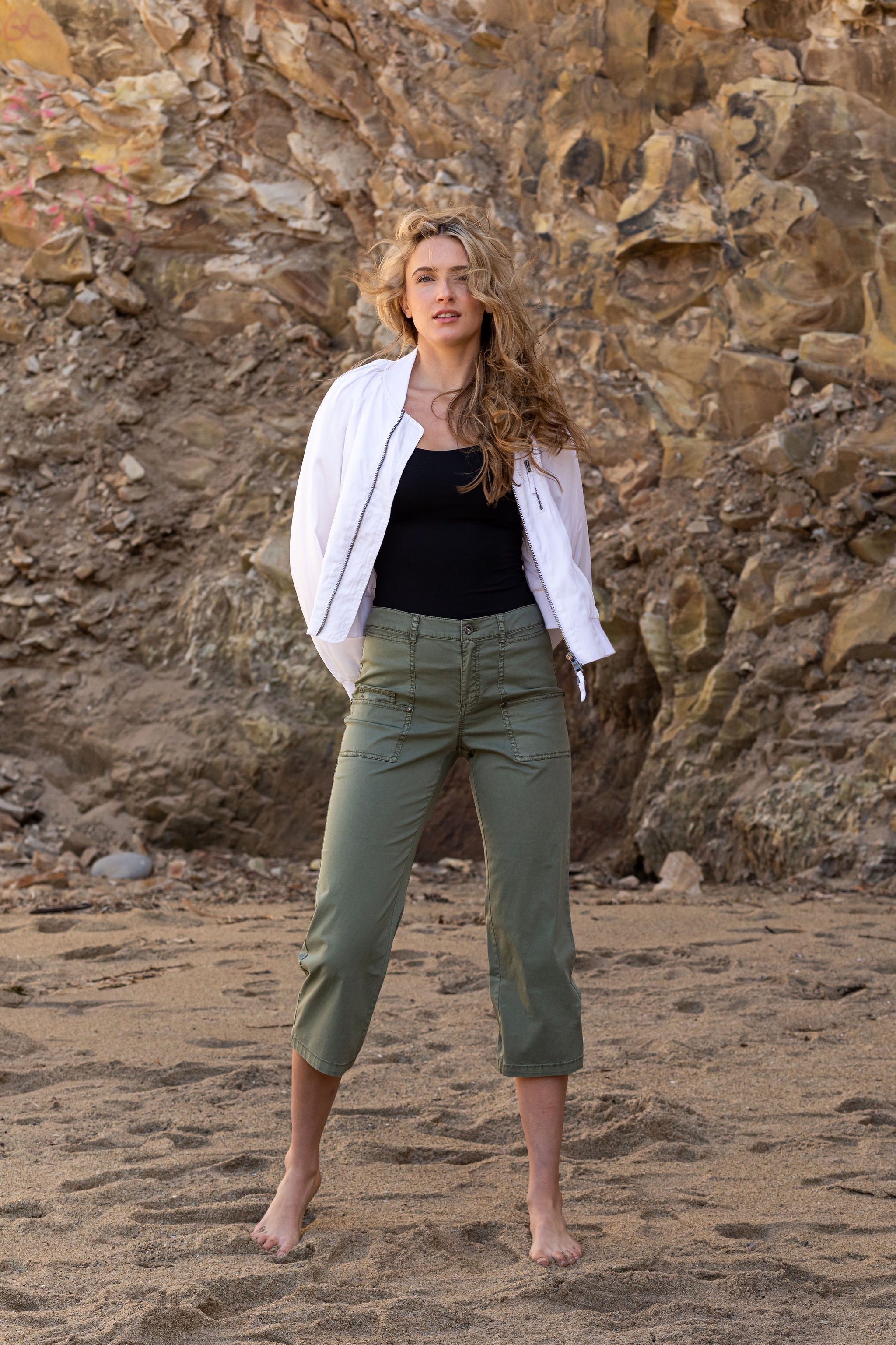 Lydia Solid Twill Pant
