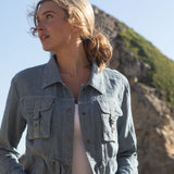 Maddy Stripe Linen Jacket