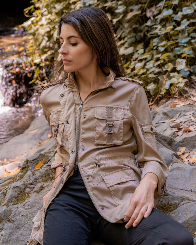 Sabri Stretch Cupro Jacket