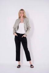 cotton calina solid pant women
