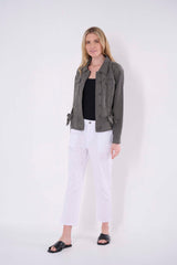 cotton calina solid pant women