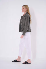 cotton calina solid pant women