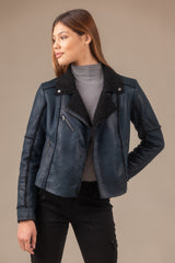 Distressed Sherpa Coat