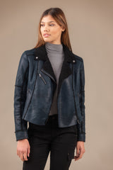 Distressed Sherpa Coat