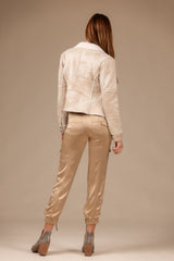 Distressed Sherpa Coat