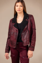 Distressed Sherpa Coat
