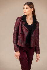 Distressed Sherpa Coat