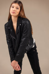 Distressed Sherpa Coat