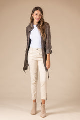 twill chino pant women