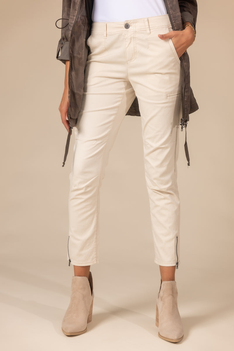 twill chino pant women