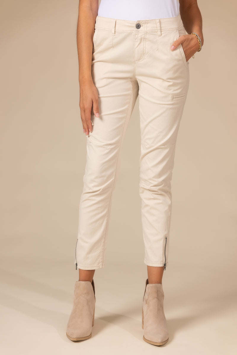 twill chino pant women