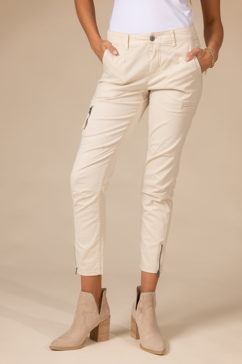 twill chino pant women